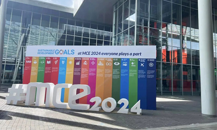 Aolan dressed up to attend the 2024 HVAC, Refrigeration, Smart Home and Bathroom Exhibition in Milan, Italy