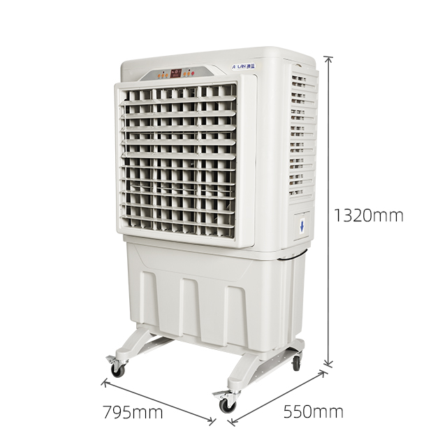 AZL06-ZY13G 6000m3/h Fast Delivery Mobile Portable Evaporative air Cooler Factory 3 Speed Plastic Fan Creates Comfortable Environment - Aolan