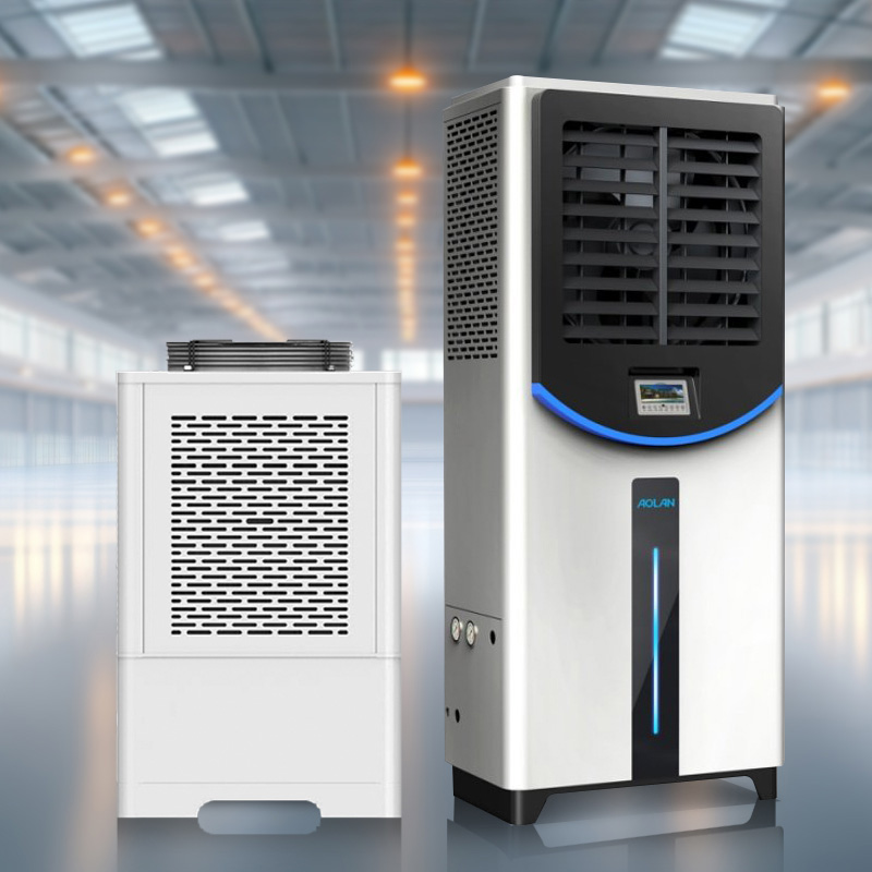AHK35-ZLA 7P Water Cooled-Air Conditioner Mini Chiller 35kw Cooling Capacity - Aolan