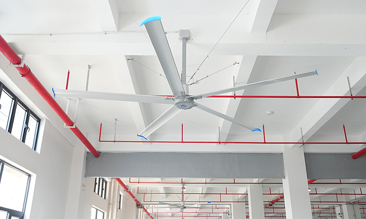 HVLS Fan Cooling Installation Project at a Tape Manufacturing Company in Fuzhou