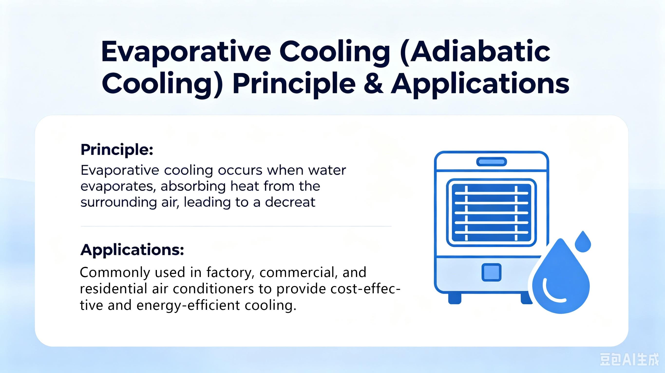 Principle and Application Description of Evaporative Cooling (Adiabatic Cooling)